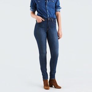 Levi 721 High Waisted Skinny Jeans
